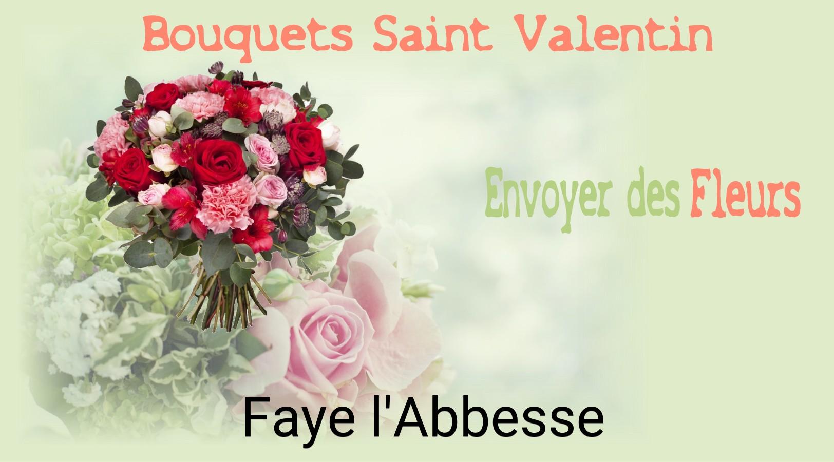 Roses de Saint-Valentin livrées à Faye-l'Abbesse